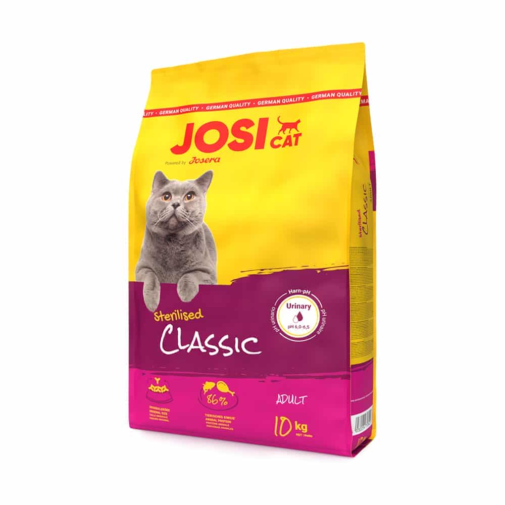 | غذای خشک گربه بالغ و عقیم شده جوسرا مدل Classic