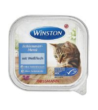 | ووم گربه وینستون مدل Mit Weibfisch وزن 100 گرم