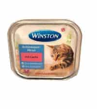 | ووم گربه وینستون با طعم ماهی قزل آلا ۱۰۰ گرم