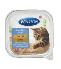 | ووم گربه بدغذا وینستون با طعم بوقلمون