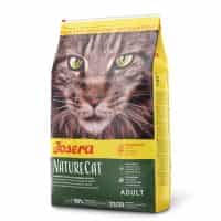 غذای خشک گربه بالغ جوسرا مناسب گوارش حساس مدل NatureCat وزن 2 کیلوگرم
