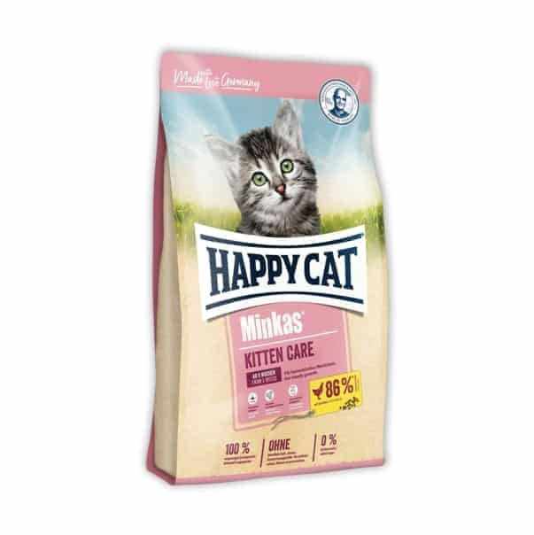 غذای خشک بچه گربه مینکاس کیتن هپی کت – Happy Cat Minkas Kitten Care