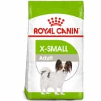 غذای خشک سگ رویال کنین مناسب سگ بالغ نژاد خیلی کوچک مدل X-Small Adult وزن 1.5 کیلوگرم