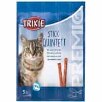 تشویقی مدادی گربه تریکسی Stick Quintett طعم سالمون و ماهی قزل آلا وزن ۲۵ گرم