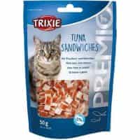 تشویقی گربه تریکسی مدل Tuna Sandwiches وزن ۵۰ گرم
