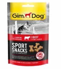 تشویقی سگ جیم داگ مدل Sport Snacks طعم بیف وزن 60 گرم