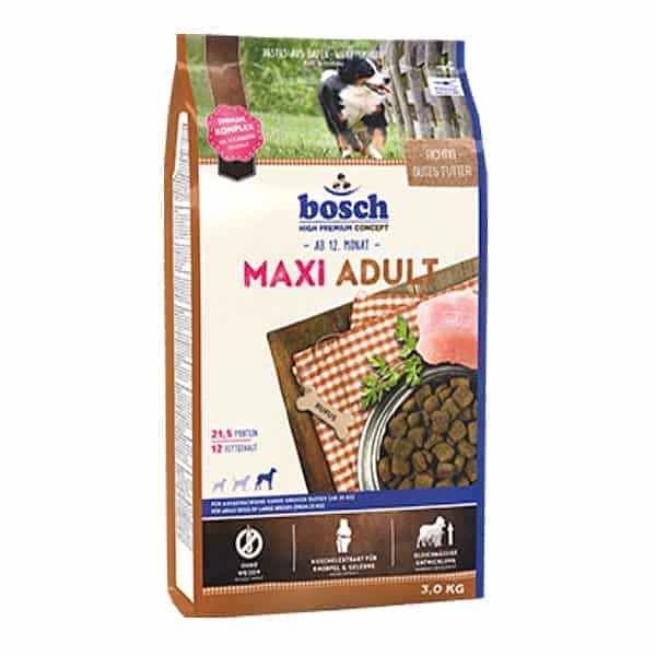 غذای خشک سگ بوش مدل مکسی ادالت Maxi Adult وزن ۳ کیلوگرم