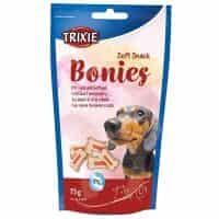 تشویقی سگ تریکسی مدل Soft snack bonies وزن 75 گرم