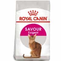 غذای خشک گربه رویال کنین مناسب گربه های بدغذا مدل سیور اگزیجنت Savour exigent وزن 2 کیلوگرم