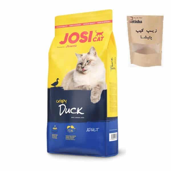 غذای خشک گربه جوسرا مدل جوسی طعم اردک فله وزن 5 کیلوگرم
