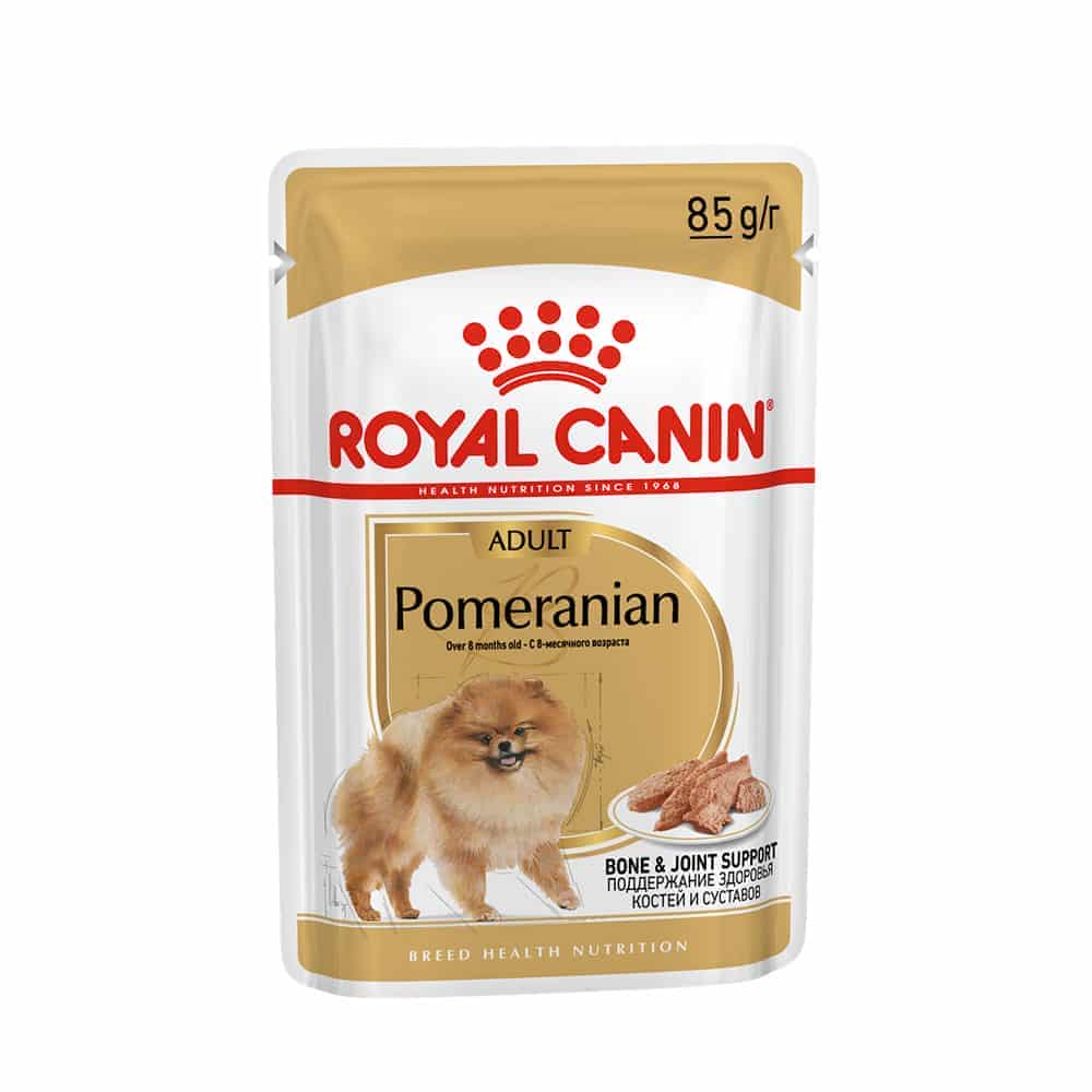 | پوچ سگ رویال کنین مدل Pomeranian مناسب نژاد پامرانین
