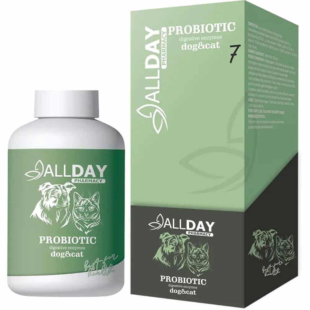 قرص پروبیوتیک سگ و گربه آل دی ALLDAY Probiotic وزن 24 گرم