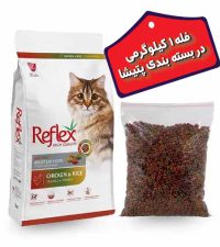 بچه گربه - غذای خشک گربه رفلکس مولتی کالر طعم مرغ و برنج