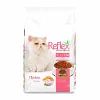 غذای خشک بچه گربه رفلکس مدل کیتن kitten وزن 15 کیلو گرم