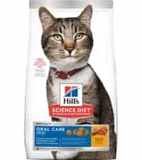 غذای خشک گربه بالغ هیلز مناسب کاهش گلوله های مو و دفع آسان تر آنها مدل Hairball Indoor طعم مرغ وزن 1.5 کیلوگرم