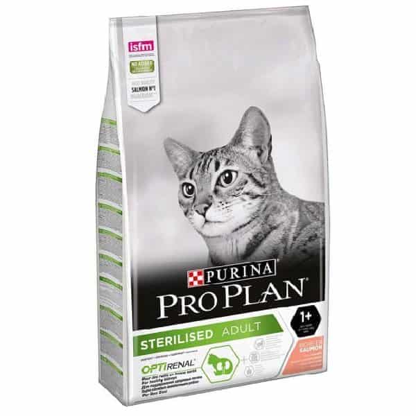 غذای خشک گربه بالغ پروپلن مناسب جلوگیری از مشکلات مجاری ادراری و کلیوی مدل Sterilised OptiRenal طعم سالمون وزن ۱.۵ کیلوگرم