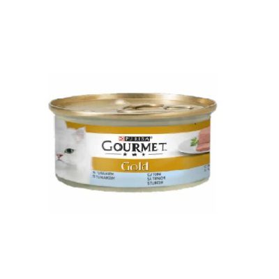 - کنسرو گربه گورمت Gourmet گلد با طعم ماهی تن وزن 85 گرم