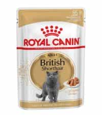 پوچ گربه رویال کنین مدل بریتیش ادالت British Adult وزن ۸۵ گرم