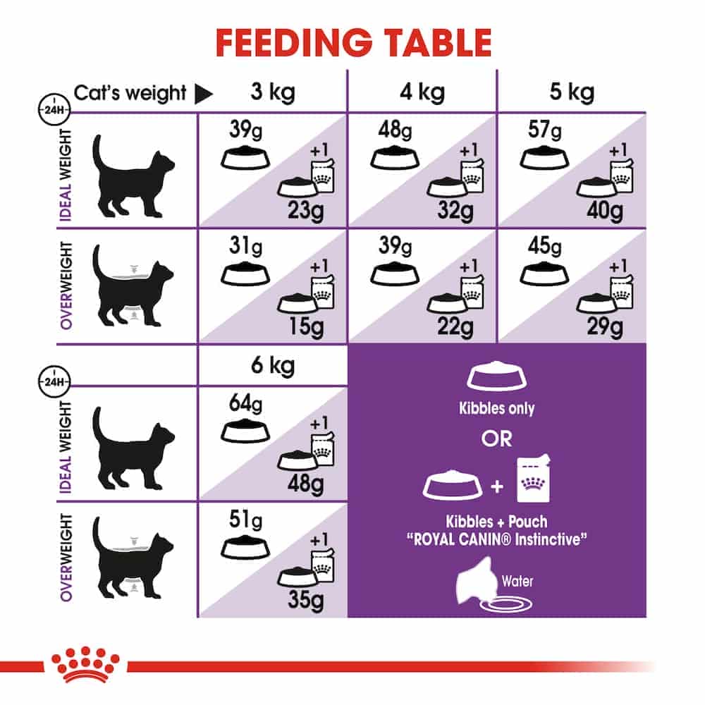 | غذای خشک گربه رویال کنین مدل Sensible درمان مشکلات گوارشی