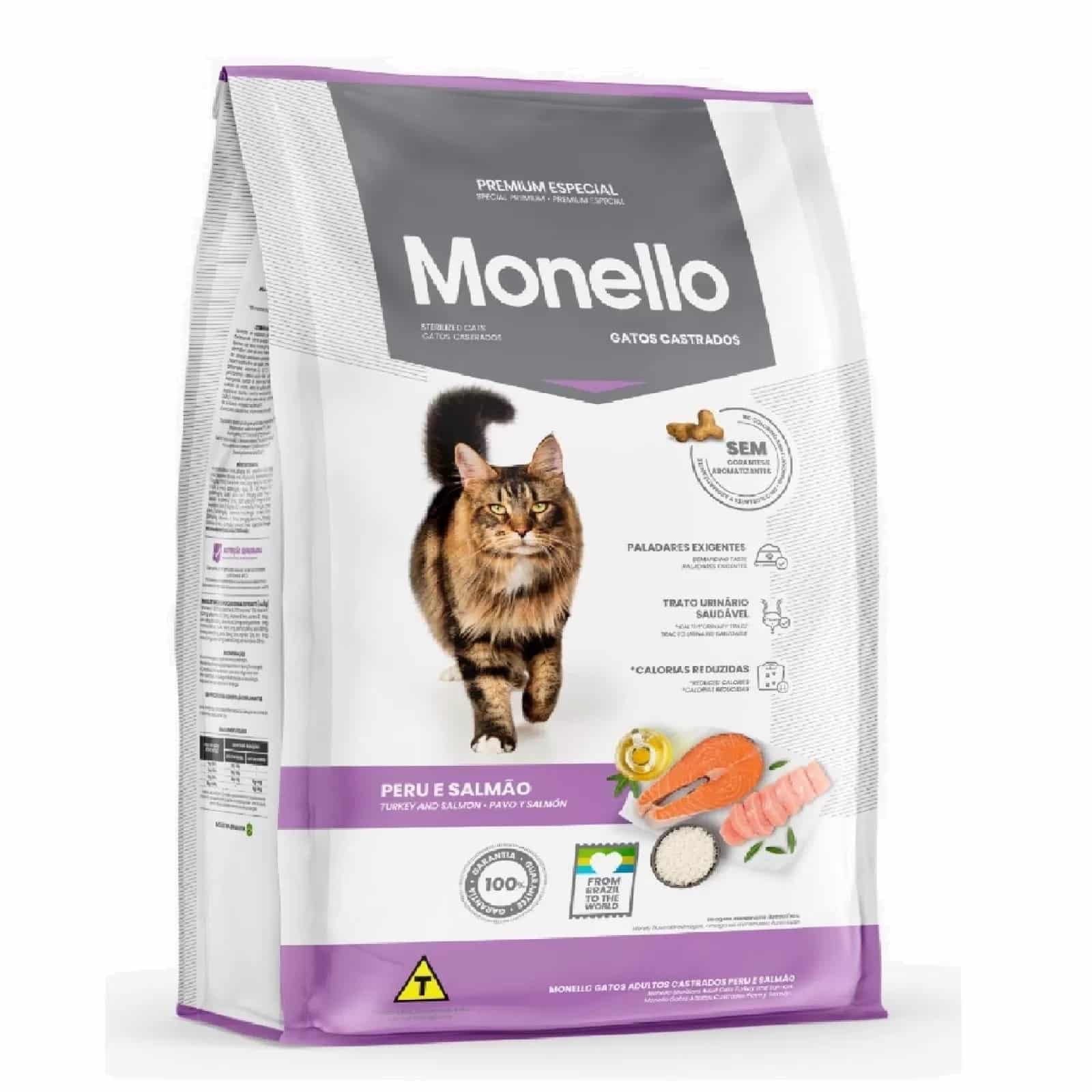 غذا خشک گربه های عقیم شده مونلو Monello Cat Sterilised وزن 10 کیلوگرم