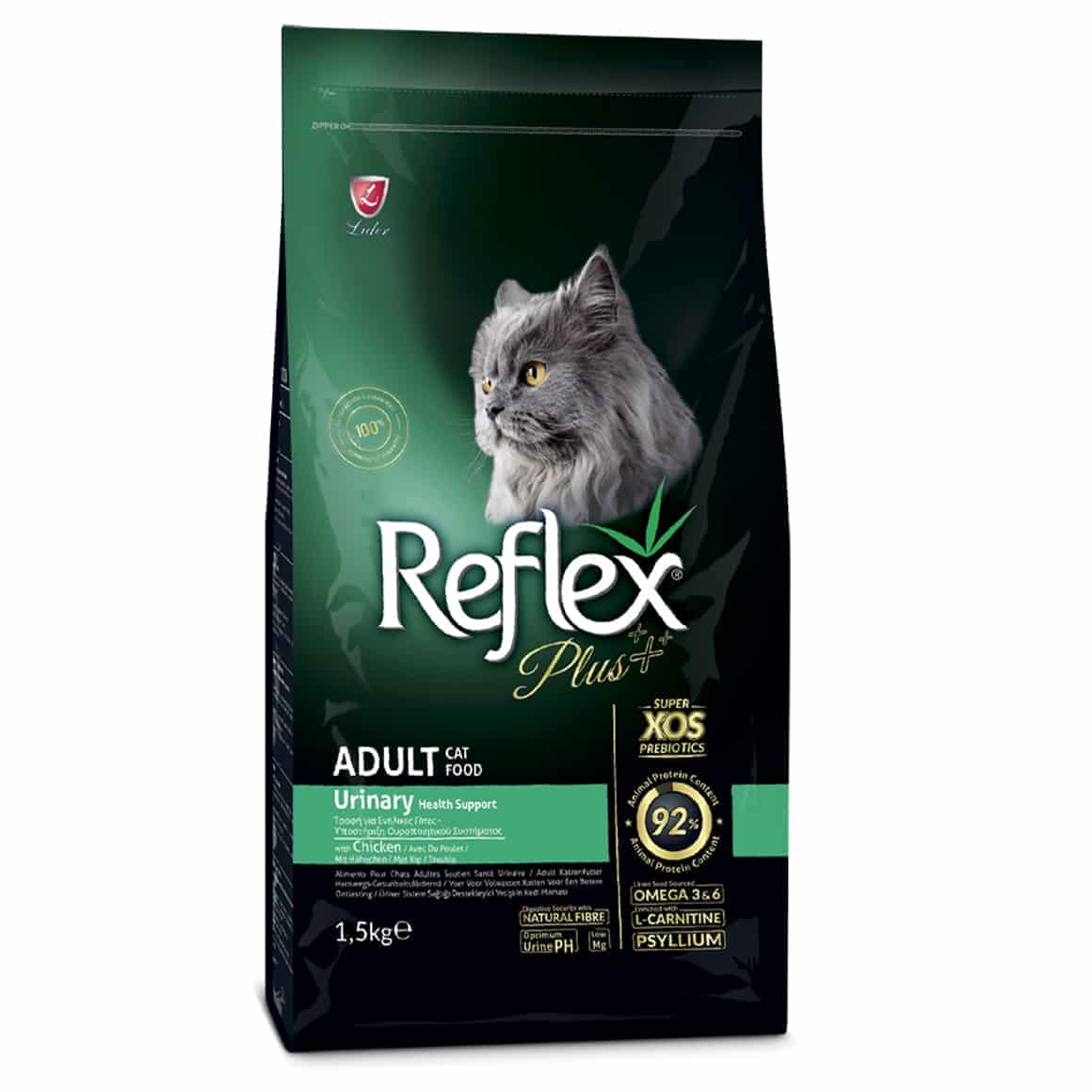 غذای خشک رفلکس پلاس گربه مدل یورینری Reflex Plus Urinary وزن 1.5 کیلوگرم