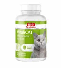 خمیر - قرص مولتی ویتامین گربه بایوپت اکتیو بسته 150 عددی