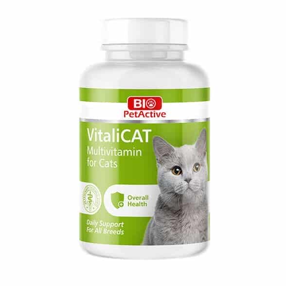 | قرص مولتی ویتامین گربه بایوپت اکتیو بسته 150 عددی
