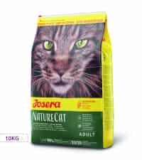 | غذای خشک گربه بالغ جوسرا مدل NatureCat تمامی نژادها بسته بندی 10 کیلوگرم
