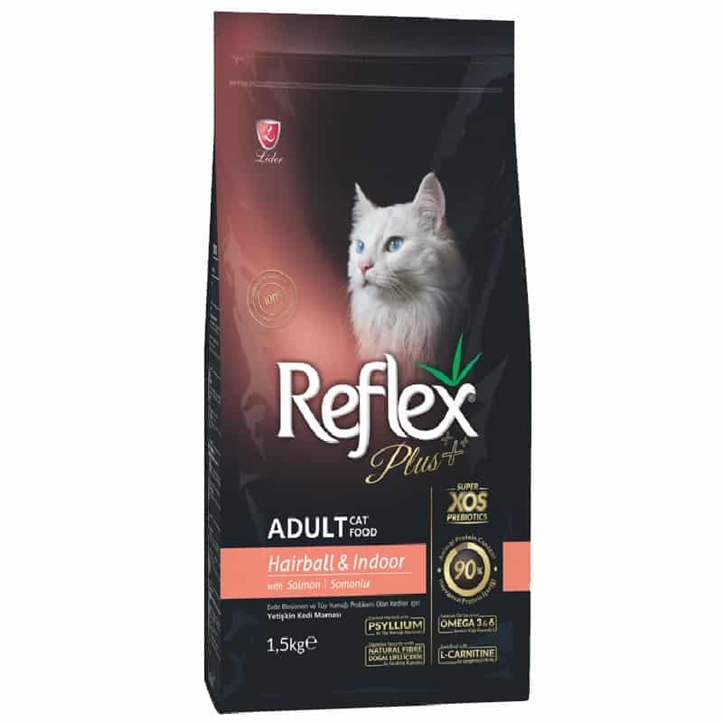 | غذای خشک گربه بالغ رفلکس پلاس هربال 15 کیلو