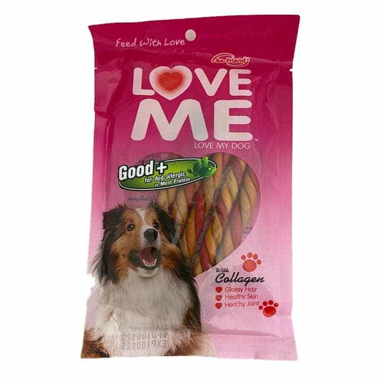 تشویقی سگ لاومی Love Me مدل سینه مرغ با گوشت