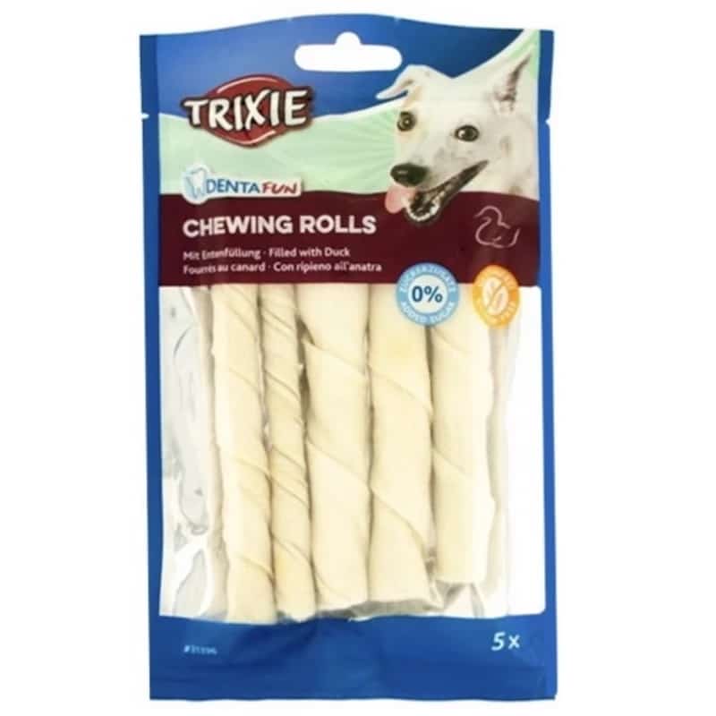 | تشویقی سگ تریکسی مدل chewing rolls وزن 100 گرم