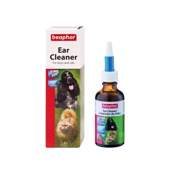 اسباب بازی گربه | قطره پاک کننده گوش سگ و گربه بیفار Beaphar Ear Cleaner حجم 50 میلی لیتر