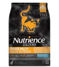 | غذای خشک گربه بالغ نوترینس Nutrience مدل Fraser Valley سری ساب زیرو با طعم مرغ و بوقلمون وزن 2.27 کیلوگرم