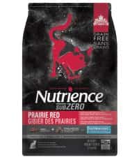 | غذای خشک گربه بالغ نوترینس Nutrience مدل Prairie Red سری ساب زیرو با طعم گوشت گوساله وزن 2.27 کیلوگرم