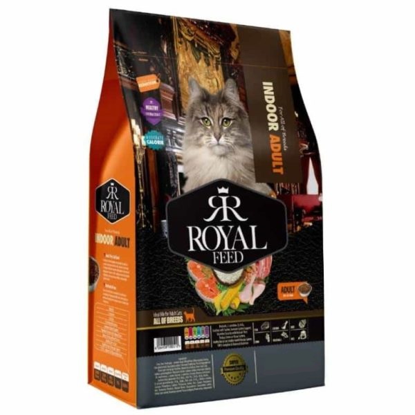 بی اشتهایی گربه ها | غذا خشک گربه بالغ رویال فید مدل Indoor Adult (فله) وزن 1 کیلوگرم