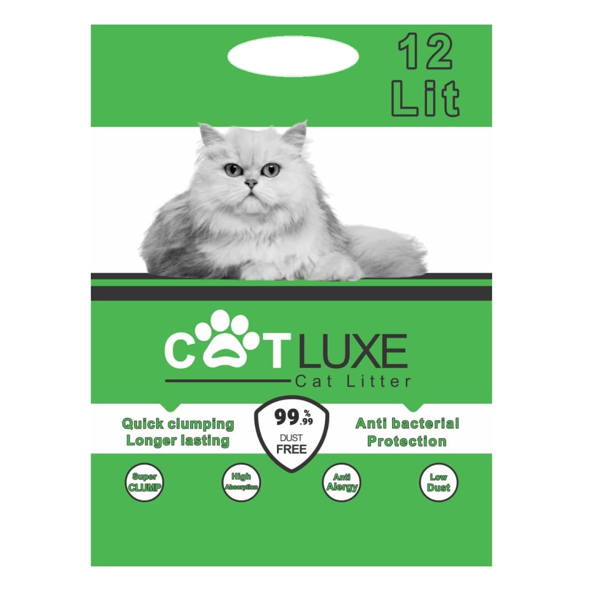 بهترین غذای گربه - خاک گربه کت لوکس گرانول وزن 10 کیلوگرم
