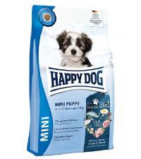 ظرف خاک لبه دار - غذای خشک سگ هپی داگ Happy Dog مدل مینی پاپی Mini Puppy وزن 10 کیلوگرم