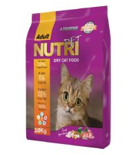 گربه - غذای خشک گربه بالغ نوتری پت Nutri Pet وزن 10 کیلوگرم