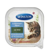 غذا - ووم گربه وینستون Winston با طعم گوشت شکار وزن 100 گرم