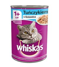 گربه - کنسرو گربه ویسکاس (Whiskas) با طعم ماهی وزن 400 گرم