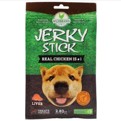 - تشویقی سگ جرکی استیک jerky stick طعم جگر وزن 70 گرم