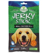 گربه - تشویقی سگ جرکی استیک jerky stick طعم میلکی (شیر) وزن 70 گرم