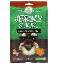 ظرف خاک لبه دار - تشویقی سگ جرکی استیک jerky stick طعم هویج وزن 70 گرم