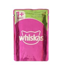 - پوچ گربه ویسکاس Whiskas مدل گوشت بره وزن 85 گرم