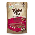 - تشویقی سگ یام استیکس دنتالایت Yumm Stix با طعم مرغ و گوشت گاو وزن 50 گرم