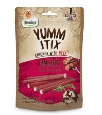 - تشویقی سگ یام استیکس دنتالایت Yumm Stix با طعم مرغ و گوشت گاو وزن 50 گرم