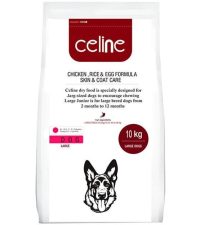 - غذای خشک مخصوص سگ نابالغ نژاد بزرگ سلین وزن 10 کیلوگرم