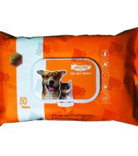 - دستمال مرطوب گلدپد مخصوص سگ و گربه ۵۰ عددی