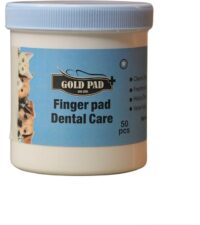 - پد انگشتی تمیز کننده دندان سگ و گربه گلدپد 50 عددی